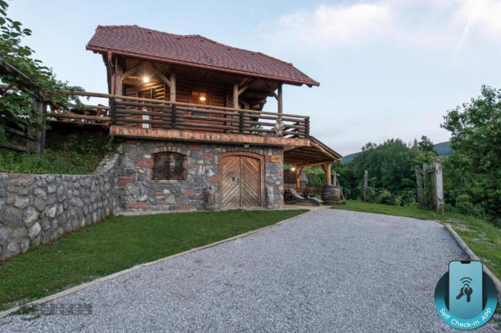 Ferienwohnung Zidan'Ca Rosel Dolenjske Toplice Exterior foto